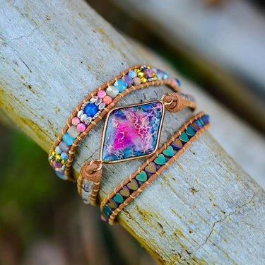 The Imperial Jasper Stabilization Wrap Bracelet-Your Soul Place